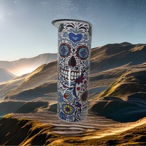 Colorful Sugar Skull 20oz Tumbler